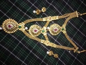 Gold Tone Rani Haar Necklace