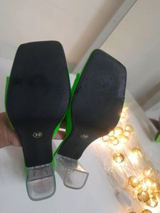 Neon Green Heels