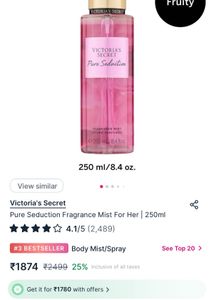 Victoria Secret’s body mist -  Pure Seduction