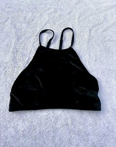 H&amp;M Lace Velvet Bralette / Crop Top