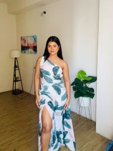 Slit Floral Dress 💚