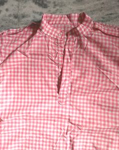 🌸Cute Pink n White Kurta