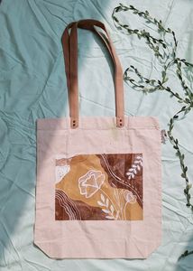 New Boho Hand Painted Totebag
