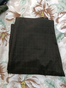 Checked Brown Pants