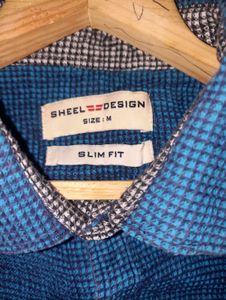 Stylish Blue Checked Shirt