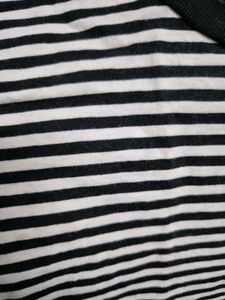 H&amp;M Striped Tshirt With A Heart