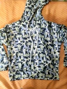 Camo Print Hoodie