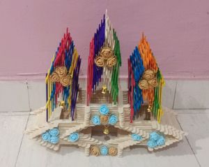 Handmade Icecream Sticks House