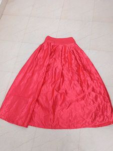 Red Ethnic Skirt