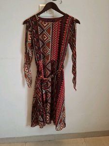 Chic Patterned Dress