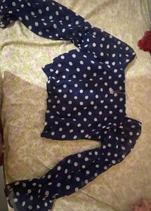 Dotted Crop Top