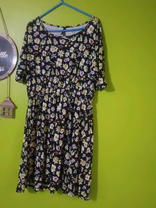 Rio Floral Print Fit & Flare Dress