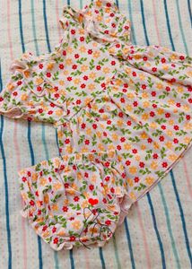 Floral Baby Outfit