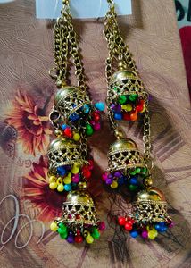 Colorful Jhumka Earrings