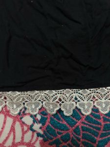 Girls Black Dress with Ruffles &amp; Lace