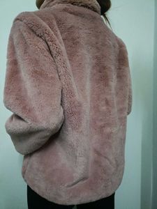 Pink Jacket, Soft And Warm