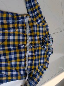 Price Drop!! Checked Shirt For Woman