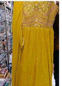 Elegant Yellow anarkali