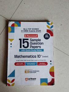 Mathematics 10th Sample Papers - CBSE 2025