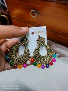 Combo Of Big Size Coffee Mug And Two Earrings