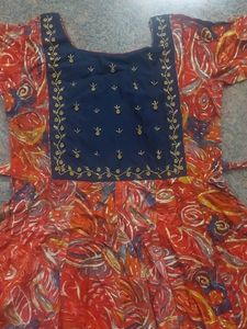 Printed Dress Size(M)