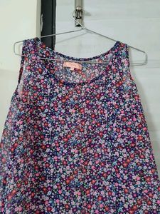 Floral Sleeveless Top
