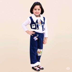 Cute Girls' Vest & Pants Set