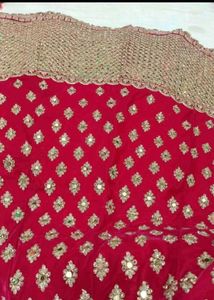 Red Velvet Lehenga Choli