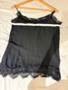 Black Lace Trim Cami