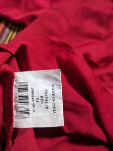 Reddish Pink Satin Top 💃🏽