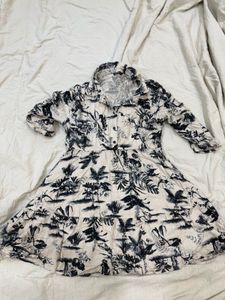 Tropical Print Dress