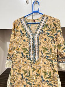 Floral Print Salwar/Kurta Set