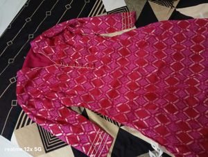 Pink Printed Kurti