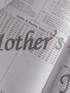 English (Language And Comprehension) MOTHER&#39;S