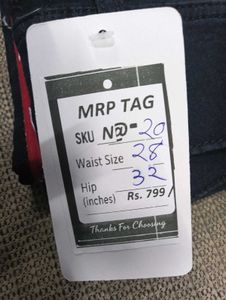 N@20 Size-28 Stylish Black Jeans