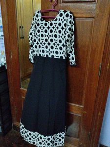 Black And White Kurti