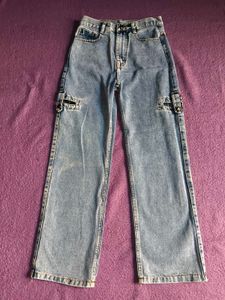 straight Leg Denim Jeans