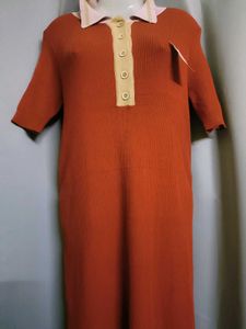 Sale 🧡 Y2k Chic Knit Polo Dress