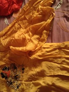 Elegant Yellow Ethnic Gown