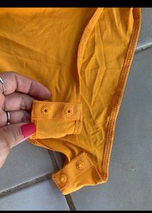 ZARA Assymetric Cut Out Bodysuit / Swimsuit