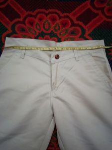Men&#39;s Cream Pant