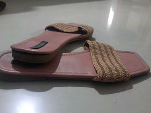 Fera Pink Embellished Flats