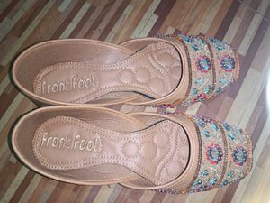 Embroidered Flats & Sandals