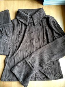 Collar Button up Top