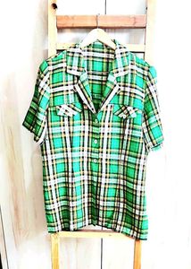 Green Colour Shirt Size-36