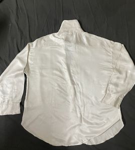 H&amp;M Oversized Satin Shirt