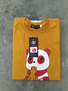 Brand New Cotton Panda Printed T-shirt