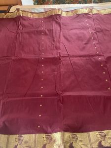 Elegant Maroon Saree