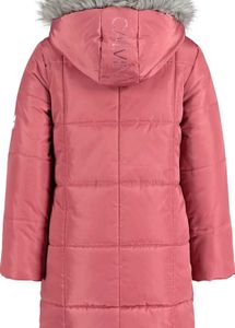 CALVIN KLEIN GIRLS METALLIC PUFFER JACKET ZIPPER