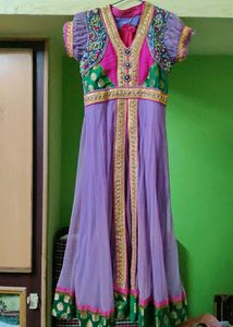 Party Wear Anarkali Top Medium Size